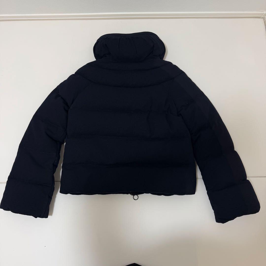 モンクレール ブリアンソン　ダウン　ショート　ネイビー　紺　レディース　ウール