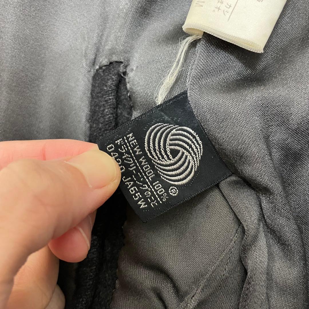 【美品】バーバリー カシミヤ ウール ステンカラーコート チャコールグレー M