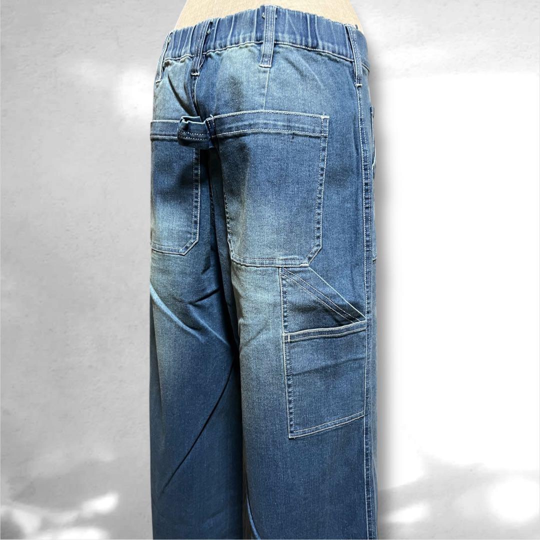 ♥️新品未使用♥️ MICALLE MICALLE ワイドベイカーデニムパンツ