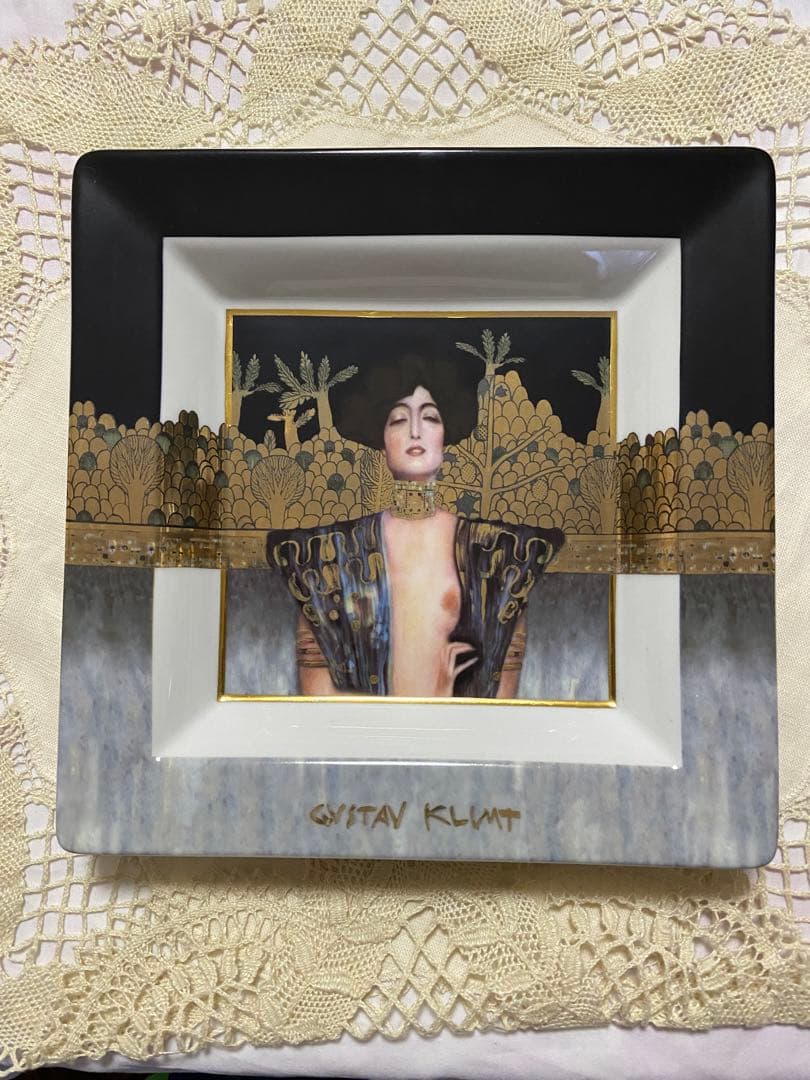 Goebel クリムト　ユディットl 限定プレート(未使用、実家保管品)