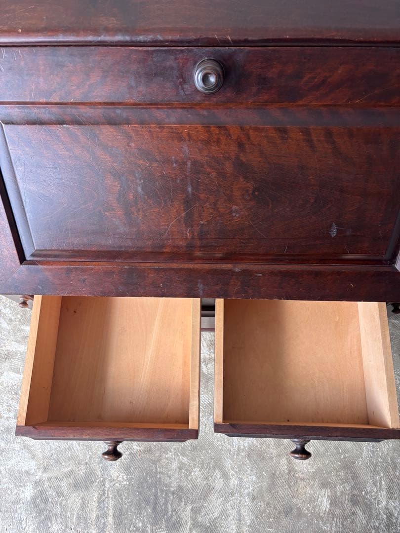 北海道民芸家具　ライティングビューロー　ライティングデスク　ローテーブル　文机