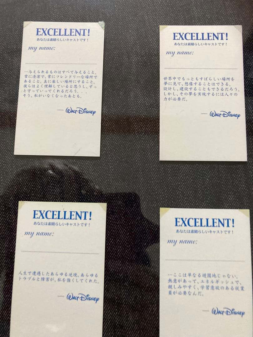 ディズニー　キャスト限定　レア　ミッキー　サイン