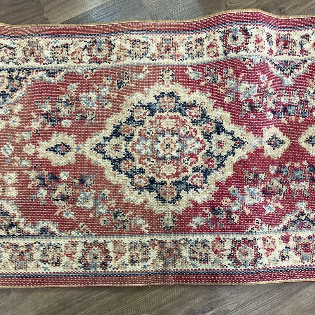 A-2 ラグ カーペット 絨毯 玄関マット ロングマット ペルシャ絨毯風