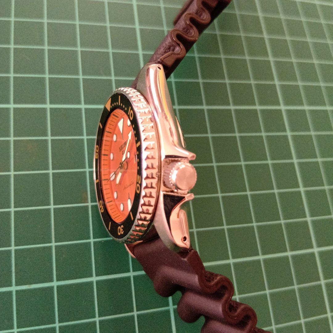おそらく最安値　セイコー 　ファイブスポーツ　ミッドサイズ　オレンジ