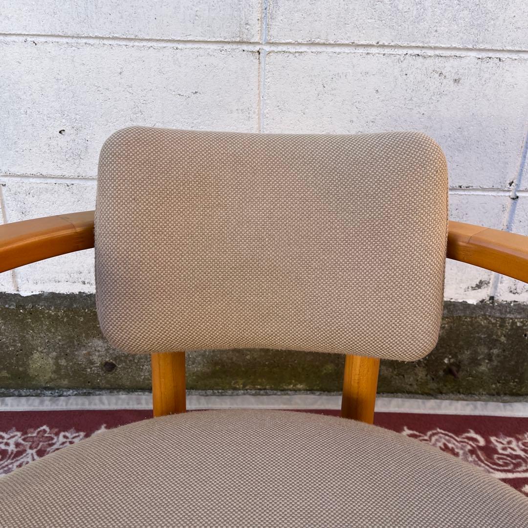 無限工房◾️かに座椅子 ローチェア 福竹産業 木製家具 リラックスチェア