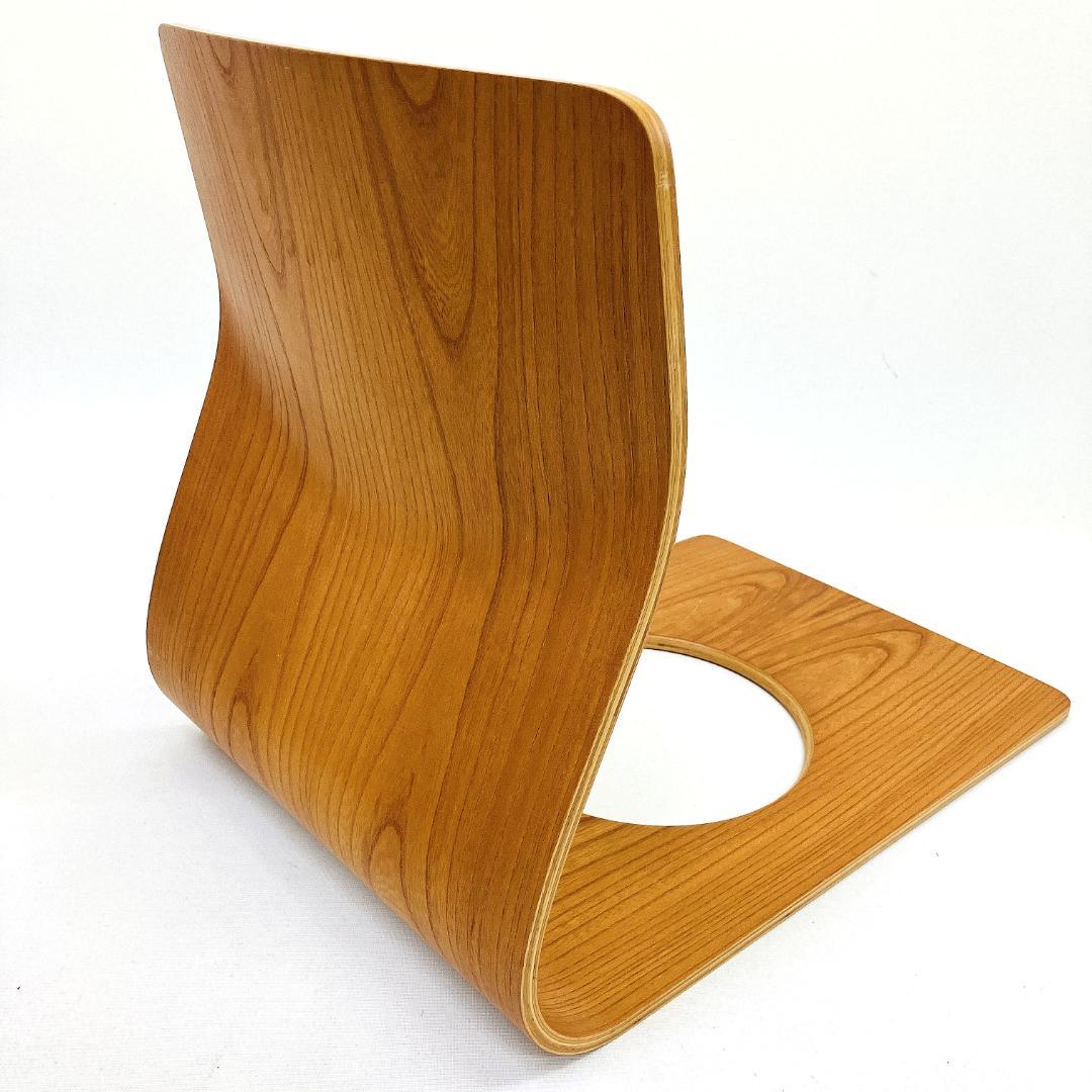 Tendo 天童木工 座椅子 2脚セット 藤森健次 曲げ木 ケヤキ板目 曲木⑲