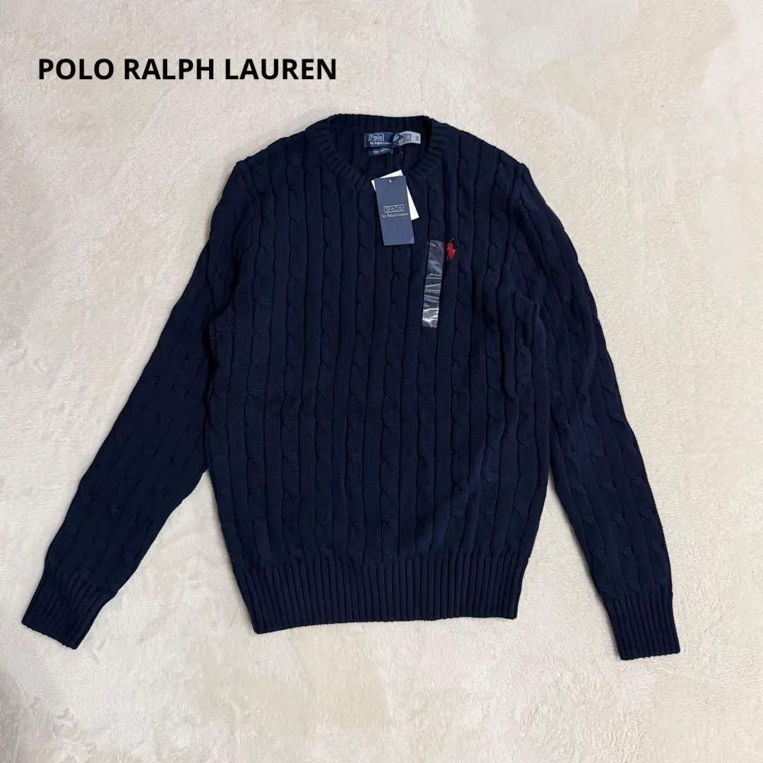 新品未使用　POLO RALPH LAUREN ケーブルニット セーター L