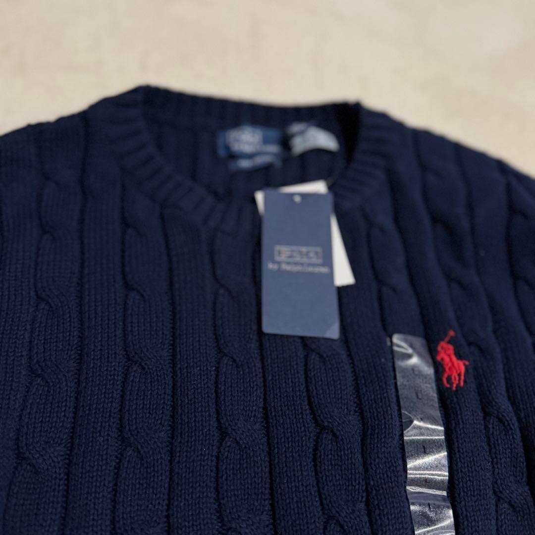 新品未使用　POLO RALPH LAUREN ケーブルニット セーター L
