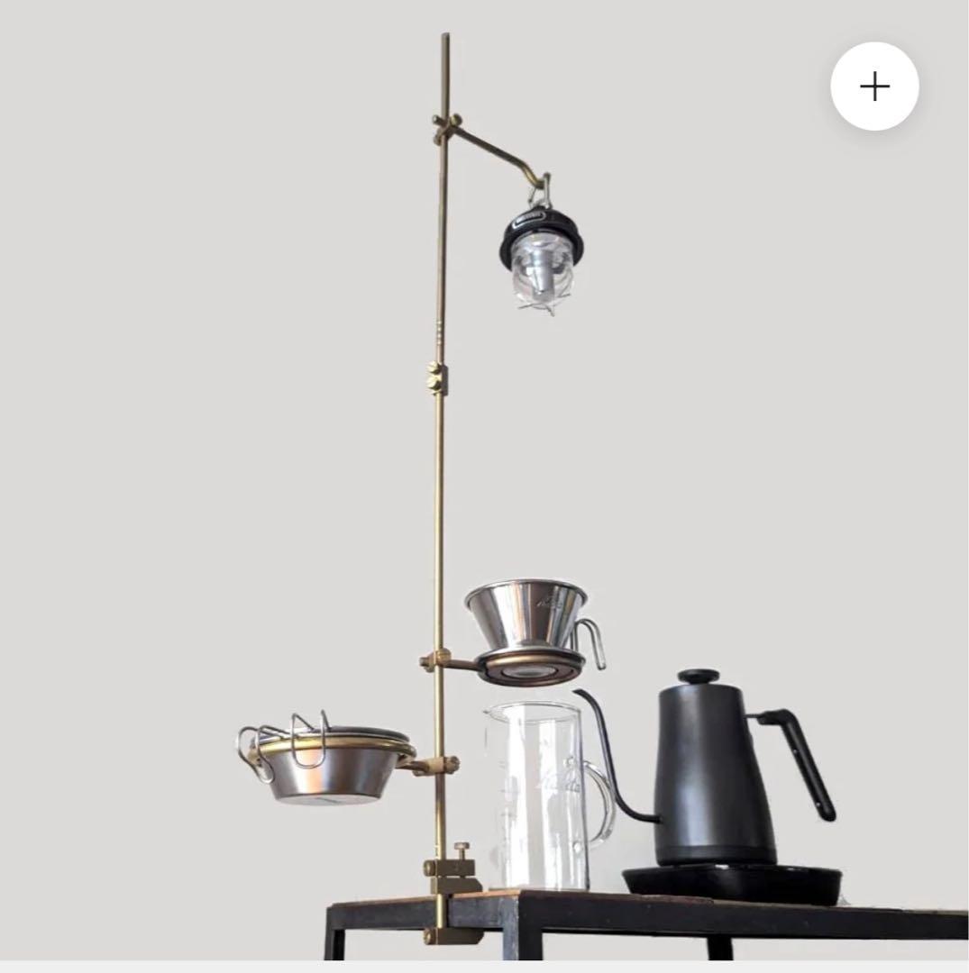 FEAECAバークランプランタンスタンド＋ドリップホルダー＋シェラカップホルダー