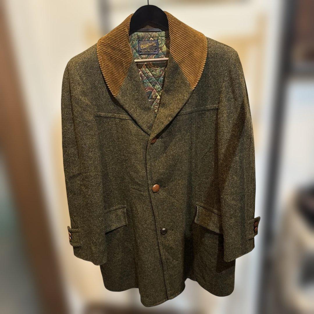Pendleton ペンドルトン コート オリーブグリーン　40s