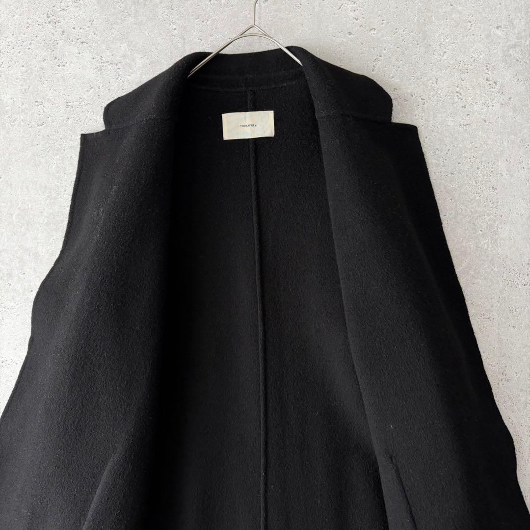 近年モデル✨TODAYFUL wool over coat ブラック　36