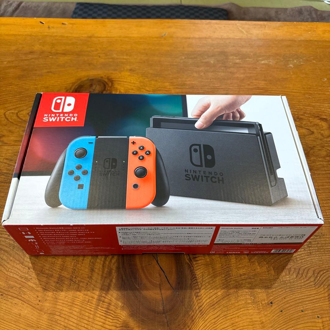 Nintendo Switch 本体 青/オレンジ 付属品全て揃ってます！