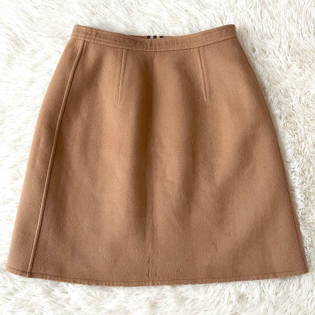 Burberrys ウール ラップスカート ノバチェック　ベージュ