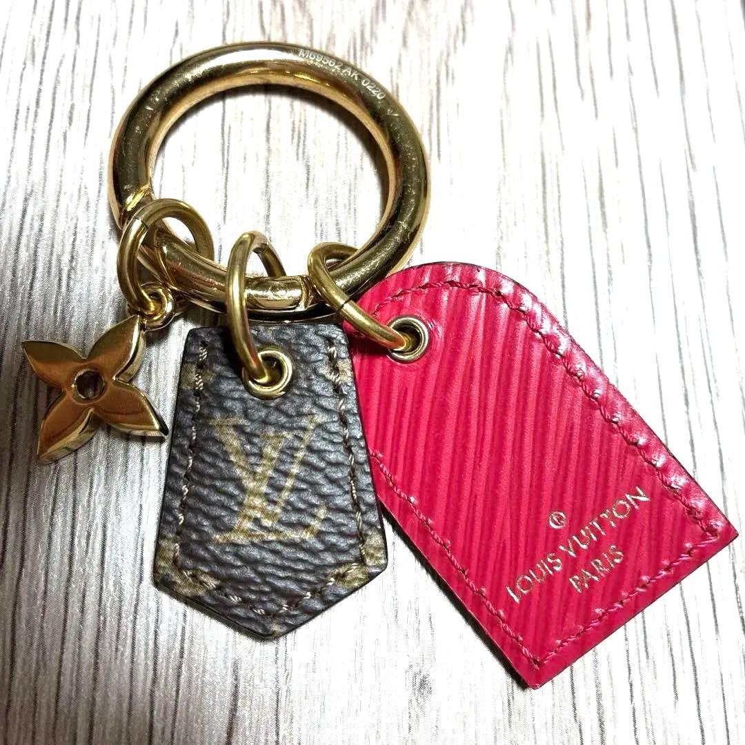 Louis Vuitton キーホルダー・キーリング　赤　モノグラム　エピ