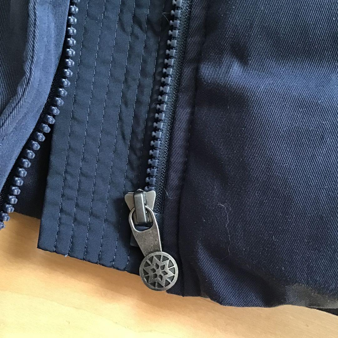 IENAコラボPYRENEX Heritage ダウンジャケット 38 ネイビー