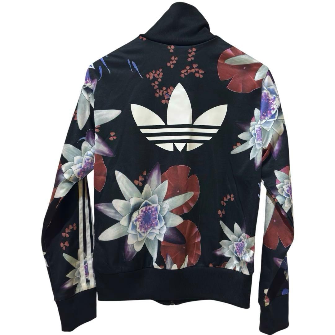アディダス　トラックジャケット　総柄　花柄　大きめ　2XL