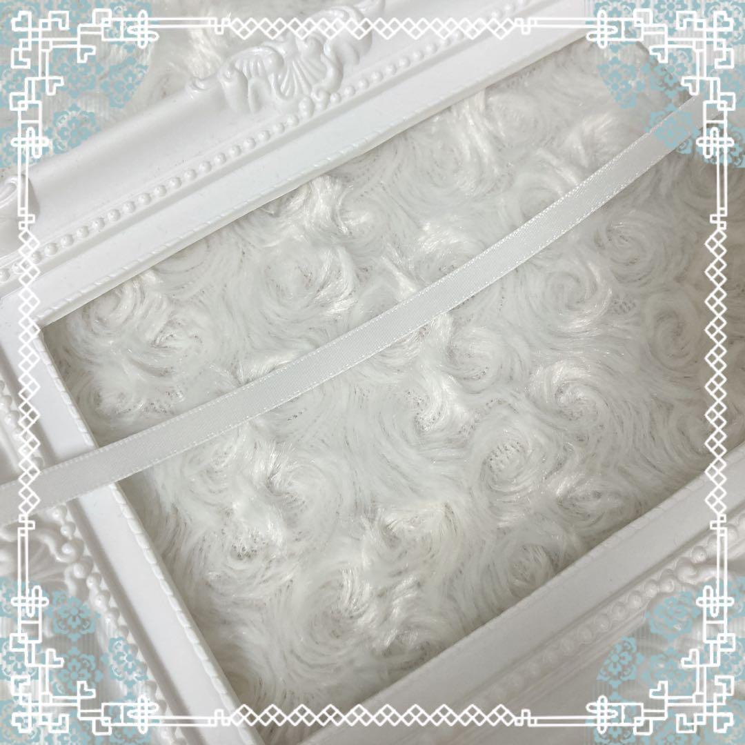 【83】ぬいぐるみ ぬい服 おまんじゅう もちころ ヘッドドレス【白 水色】