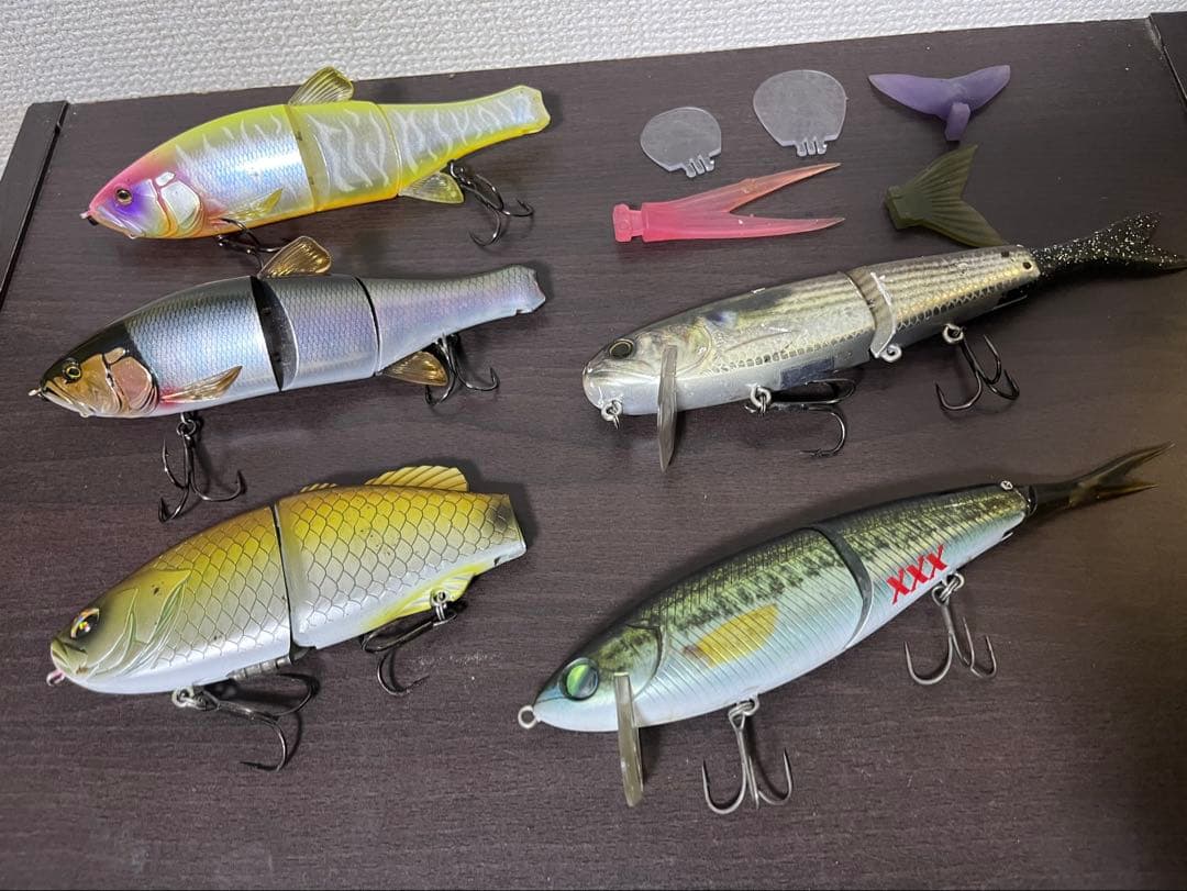ビッグベイトルアー 6点セット　ダウズスイマー180他　中古