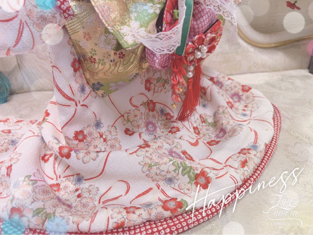 B420.pon2pan2☆オーダー☆犬お着物☆犬お引き摺りお着物