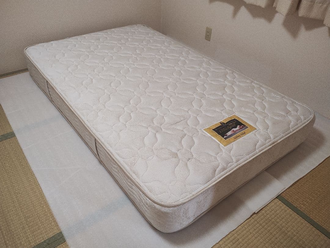 静岡西部発★指定地域内送料無料★シモンズ★S/Dマット/ ゴールデンバリュ★美品