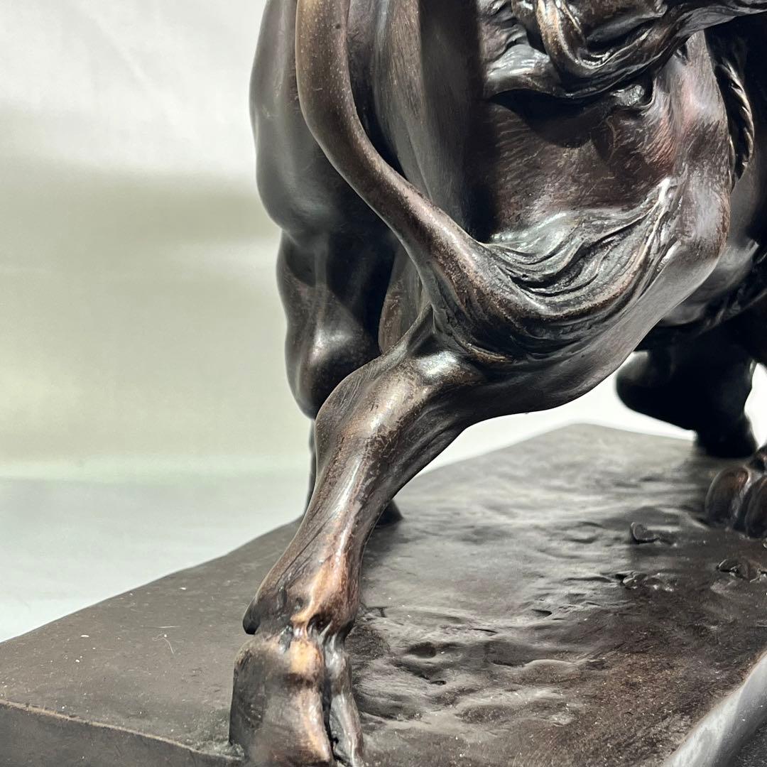 ブロンズ像 林良慶 ブロンズ エウロペの略奪 東京書芸館 約12Kg