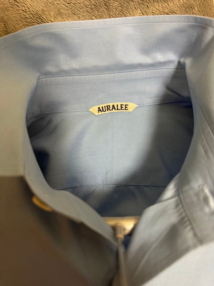 【サイズ3】AURALEE WASHED FINX TWILL SHIRT