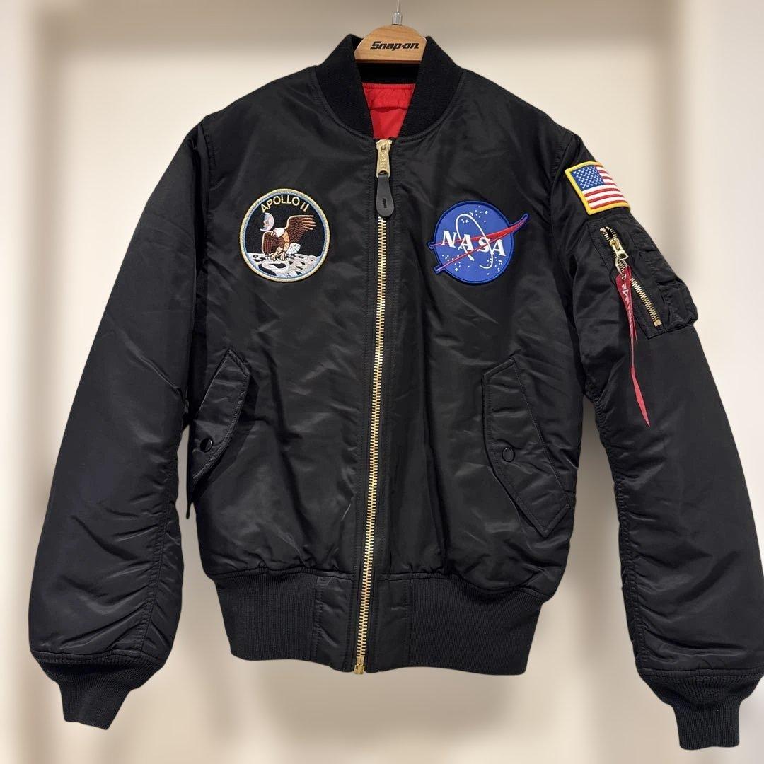 ジャケット・アウター alpha industries MA-1 APOLLO NASA