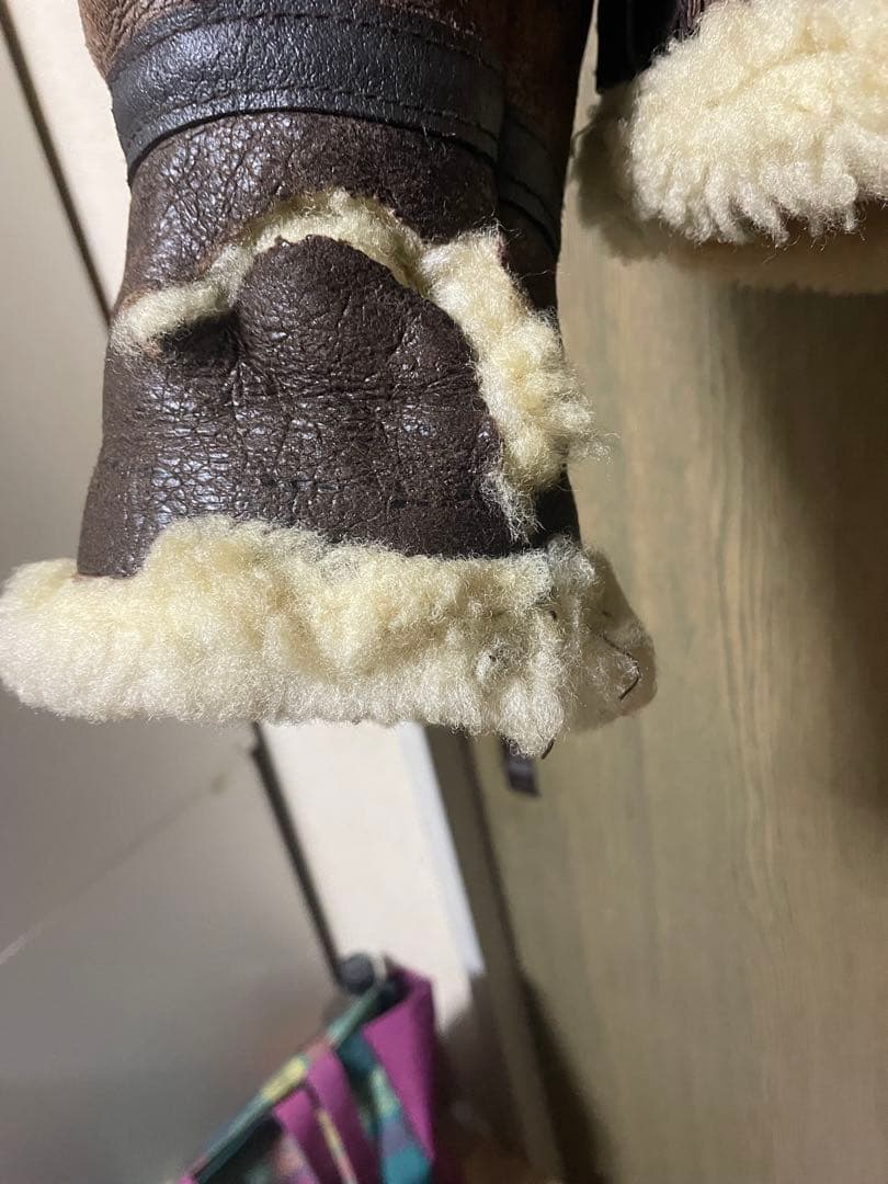 AVIREX フライトジャケット ムートン