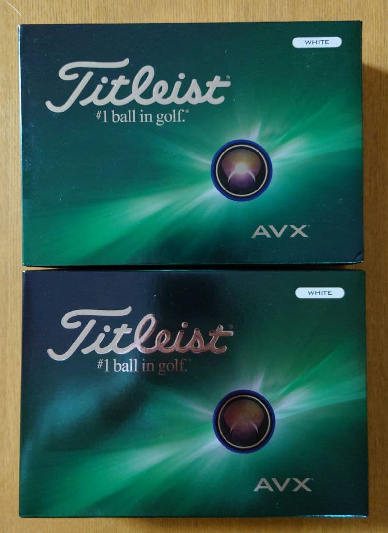 Titleist AVX 2024 ゴルフボール ホワイト 2ダース