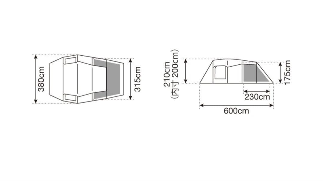 エルフィールド TP-880R キャンプテント