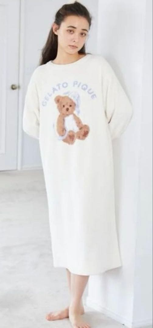 新品ジェラピケgelato pique GOOD NIGHT BEARワンピース