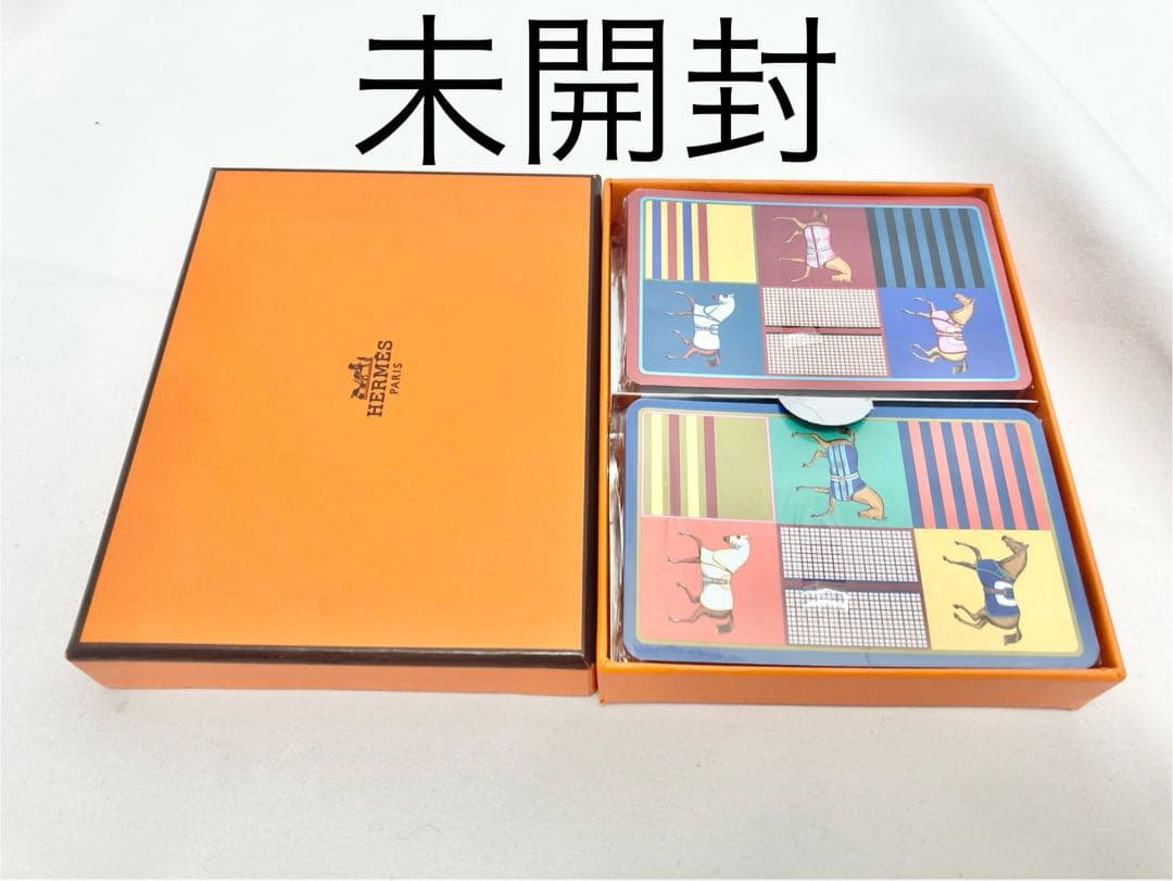 未開封　エルメス　トランプ　馬柄