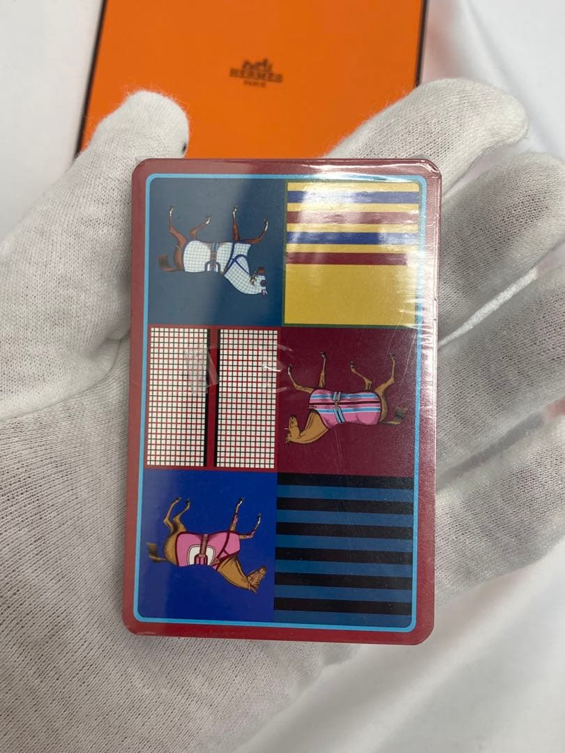 未開封　エルメス　トランプ　馬柄