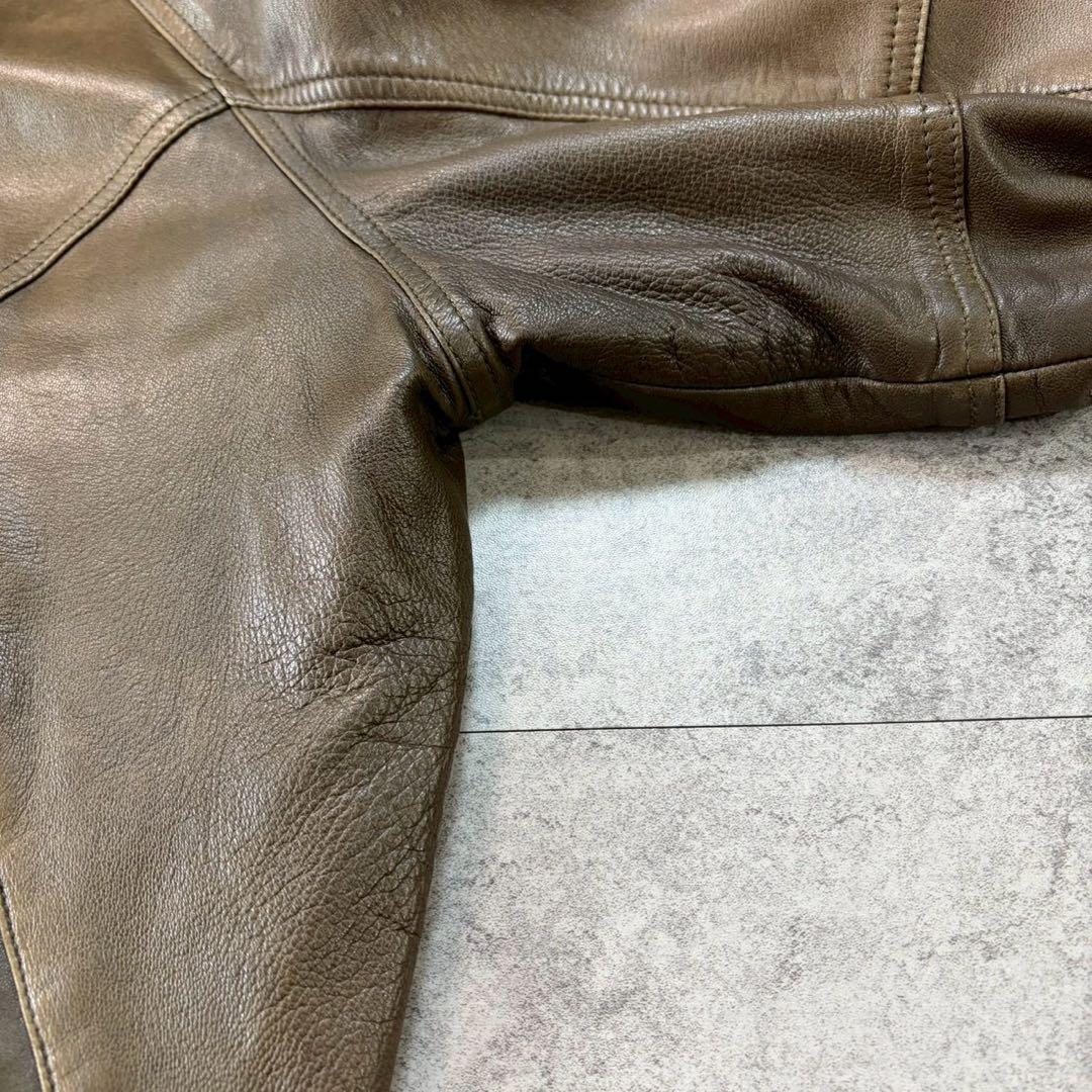 90s【archive】A2/leather flight jacket/Y2K