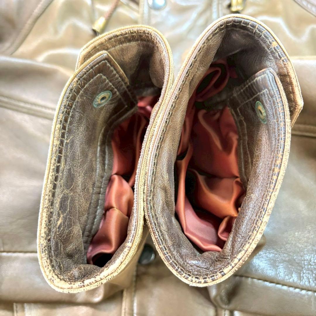 90s【archive】A2/leather flight jacket/Y2K