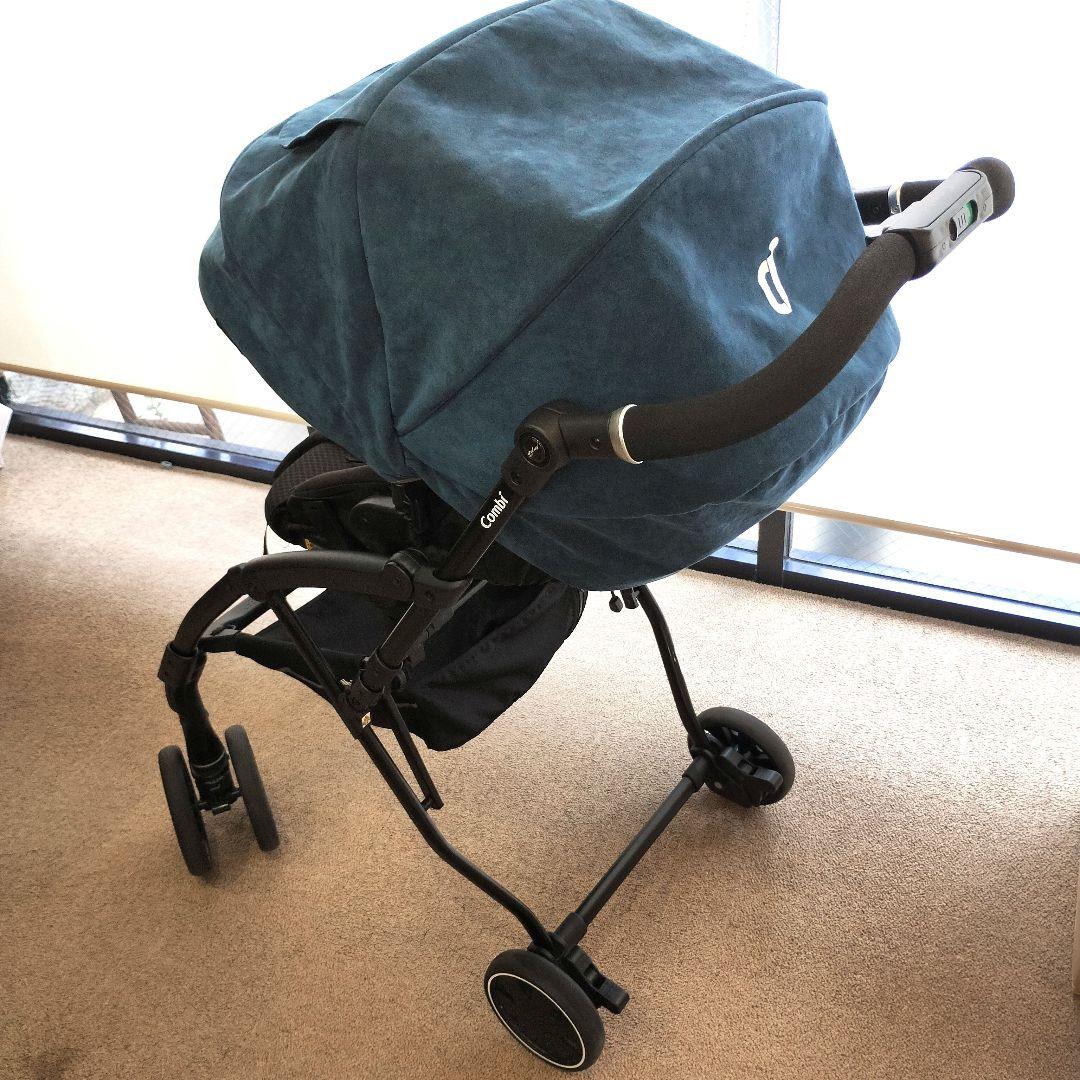 コンビ　ベビーカー　ネイビー　type-C エッグショック