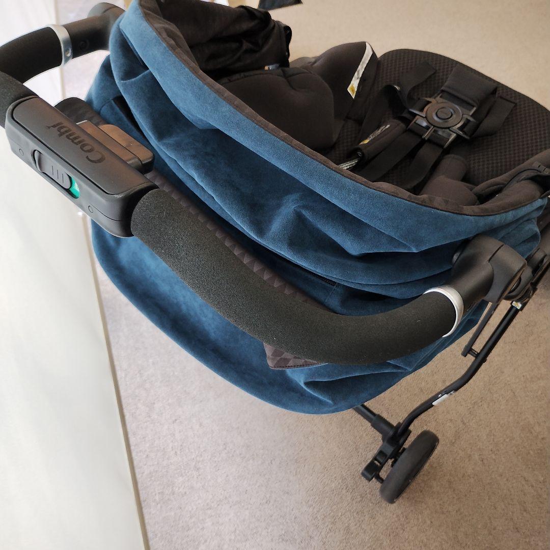 コンビ　ベビーカー　ネイビー　type-C エッグショック