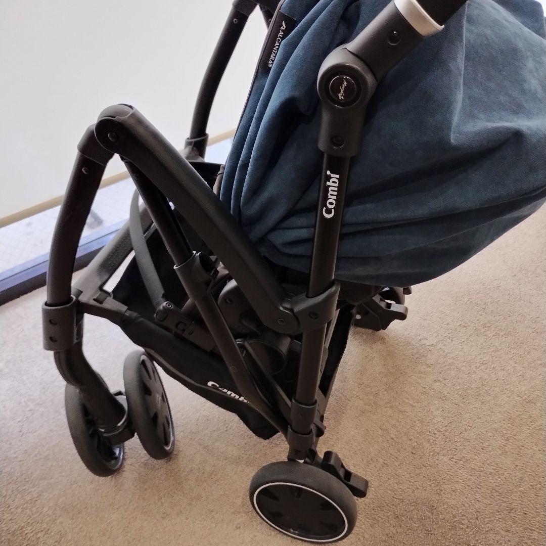 コンビ　ベビーカー　ネイビー　type-C エッグショック
