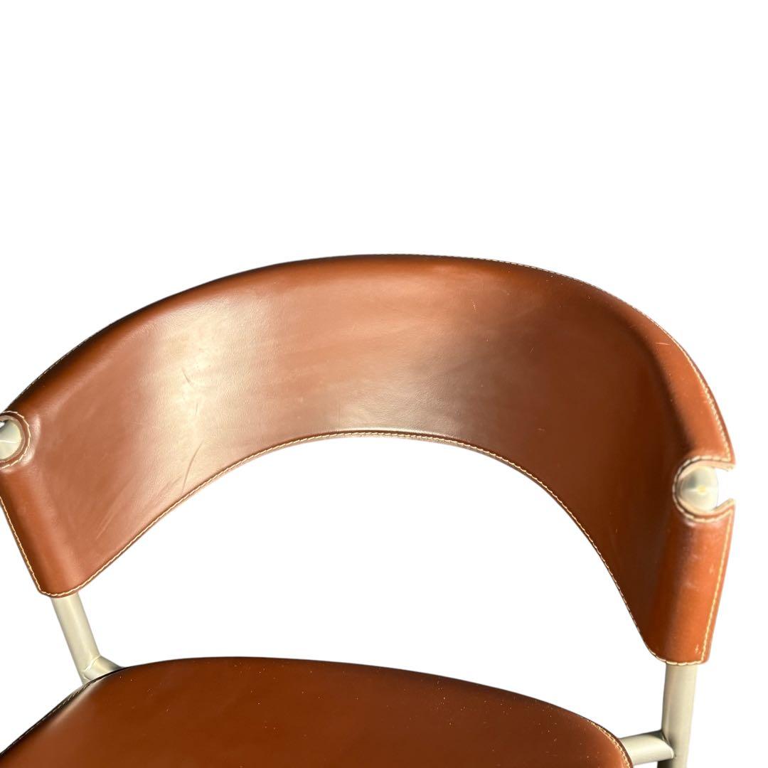 HR649 カリガリス　CICLADI 本革ダイニングチェア　レザーチェア