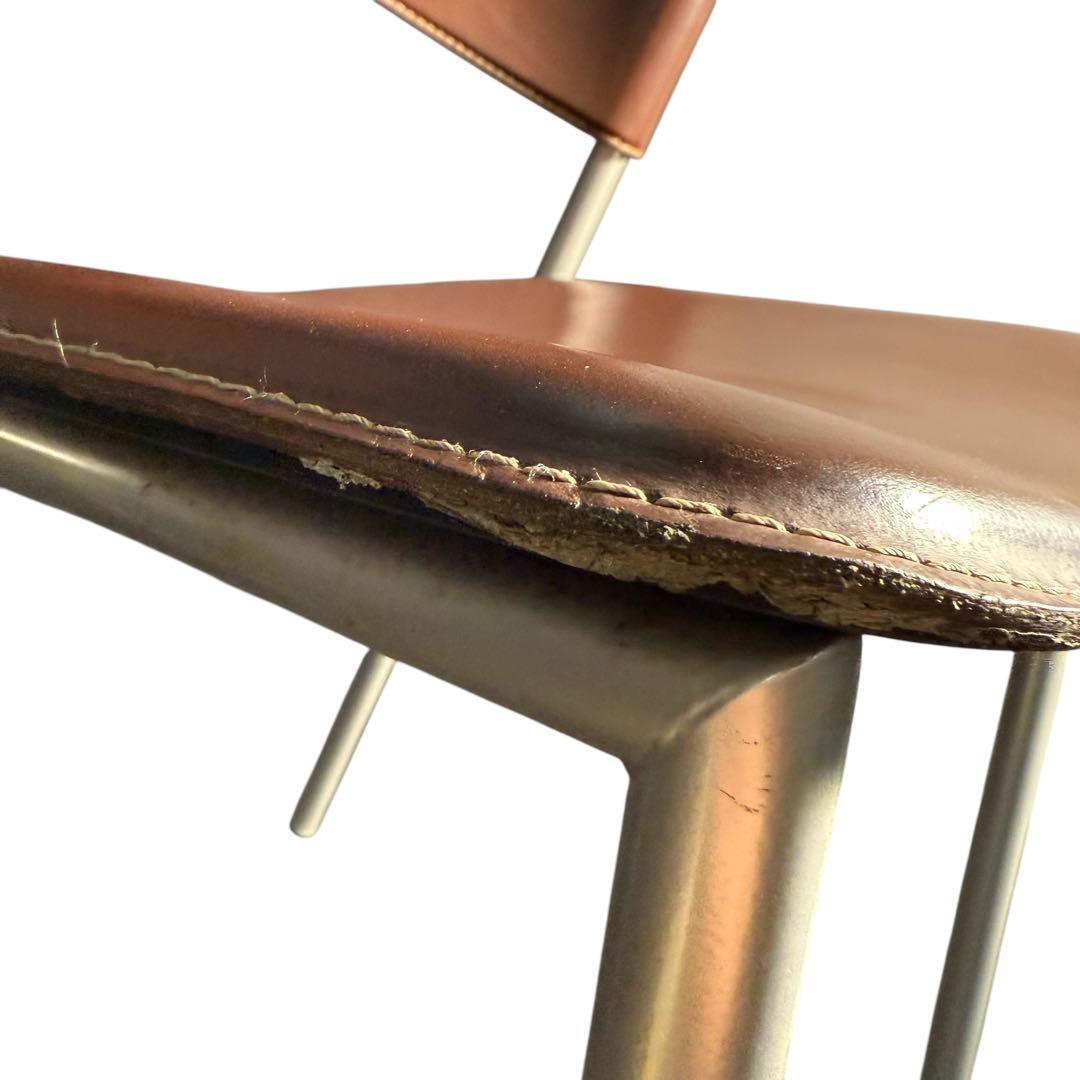 HR649 カリガリス　CICLADI 本革ダイニングチェア　レザーチェア