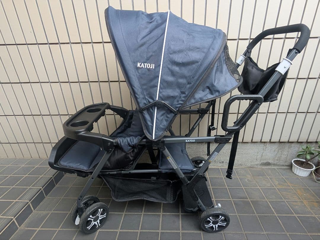 【りり】KATOJI　ベビーカー　二人でゴー