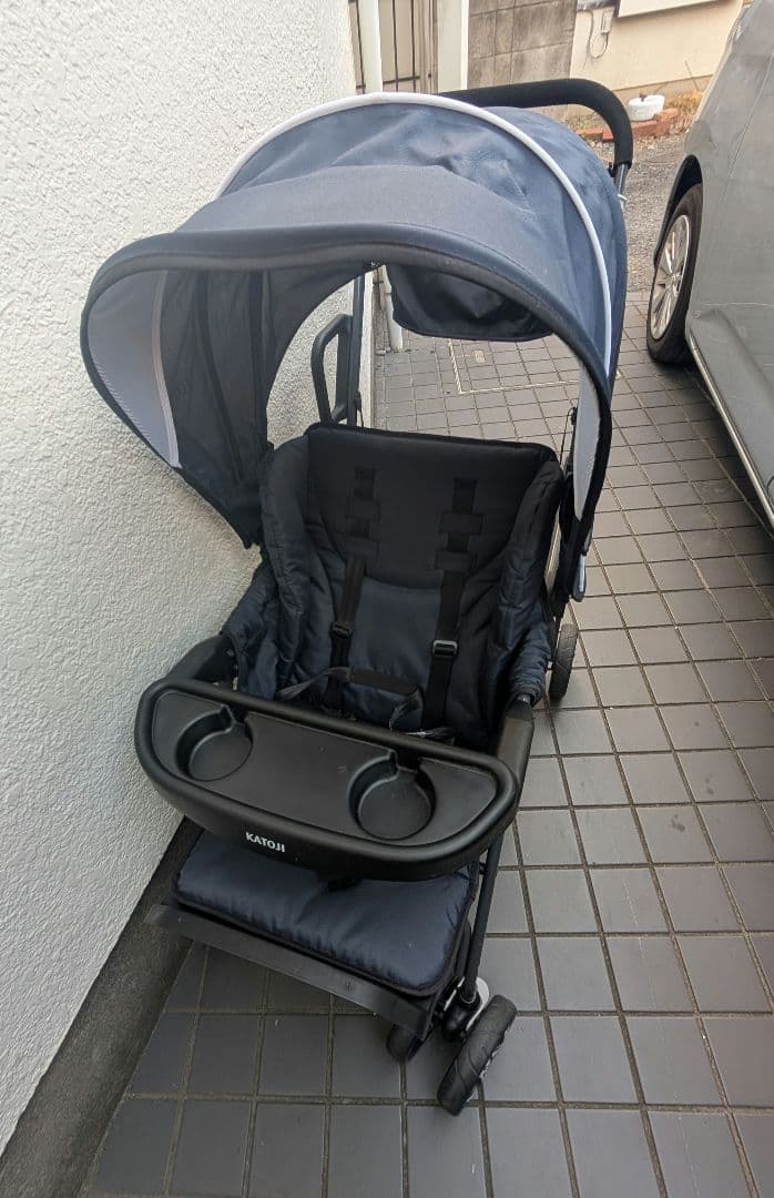 【りり】KATOJI　ベビーカー　二人でゴー