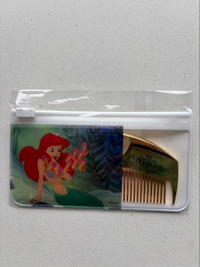 【希少新品】ラブクロム　ディズニーリトルマーメイドK24GPツキゴールド コーム