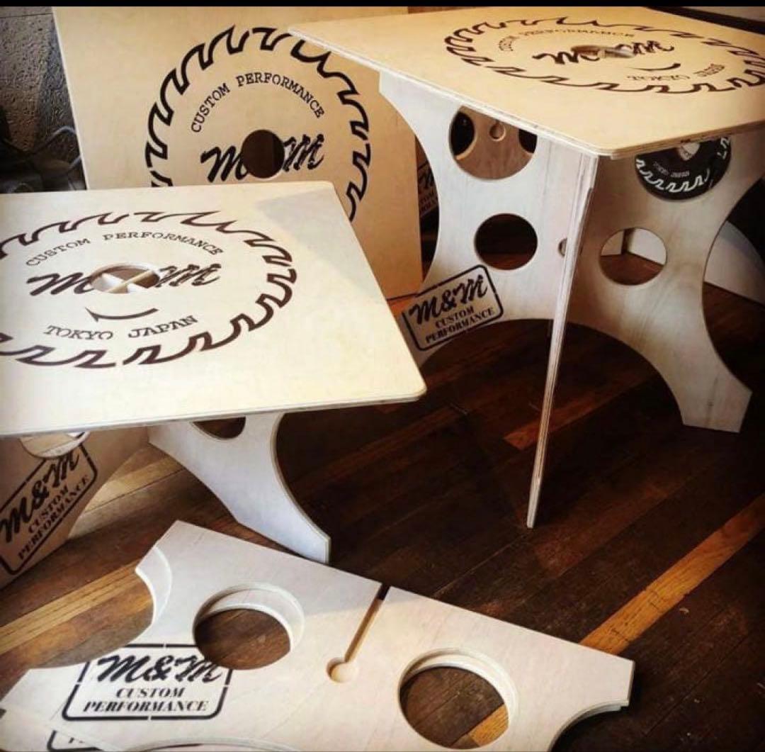 【sz...さま専用‼️】M&M カスタムパフォーマンス ロゴ入り ローテーブル