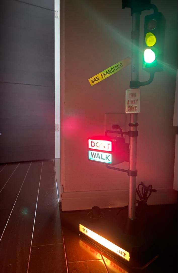 信号機 アメリカン雑貨 アンティーク ネオンサイン ビンテージ　ブルックリン