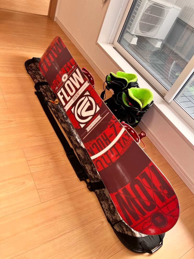 スノボ3点セット メンズ 153cm 26cm FLOW+HEAD