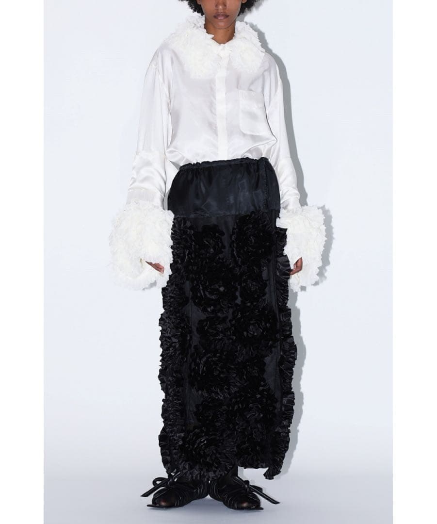 スカート 24aw Frill embroidery skirt