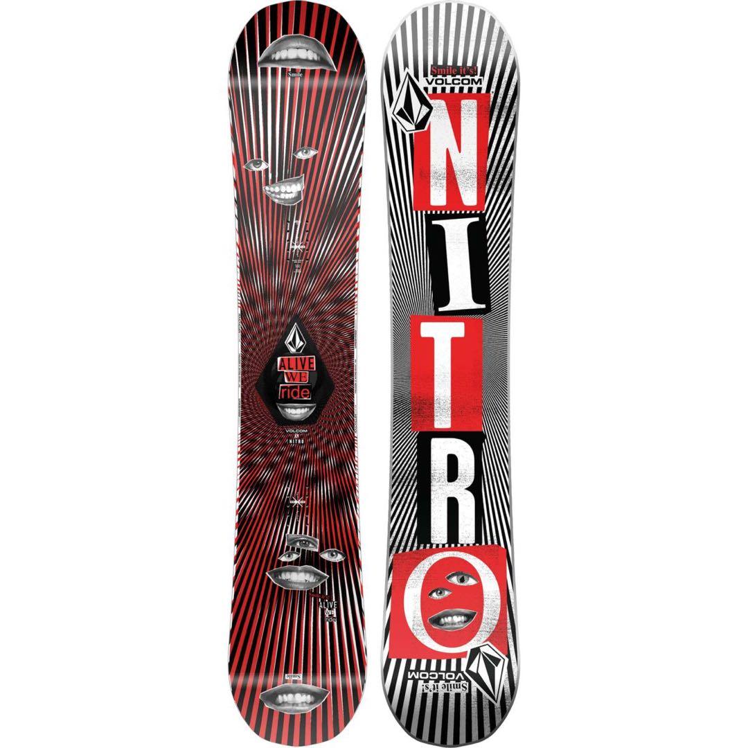 【レア新品】VOLCOM x NITRO スノーボード 155cm スノボ