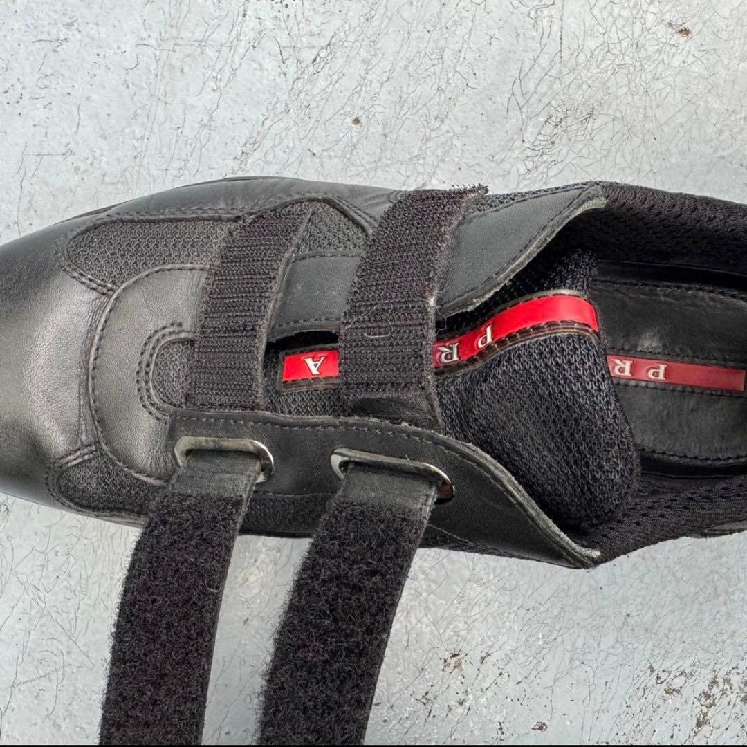 B*E様 prada sport Velcro mesh leather sne