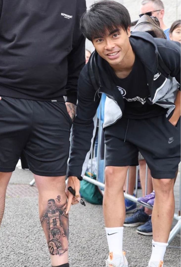 三笘着 廃番モデル NIKE テックフリース 上下 トレーナー ハーフパンツ